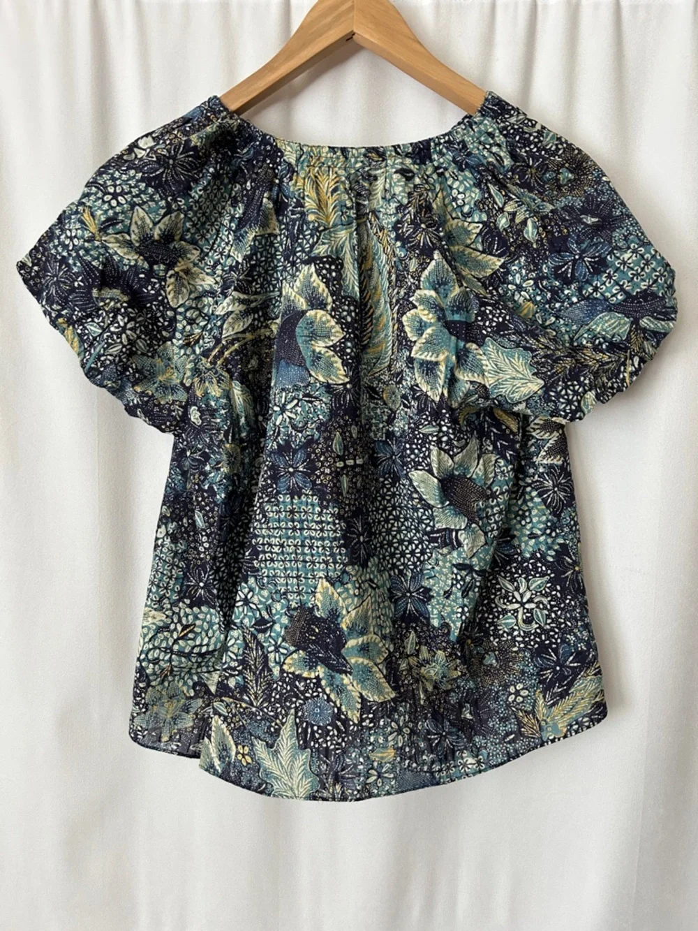 Ulla Johnson NWT Issa Portofino Short Sleeve Tunic Top Blouse Shirt **Size 6** - Picture 7 of 10